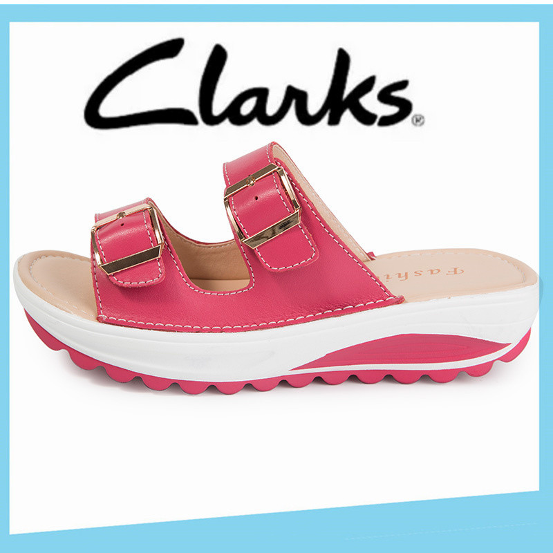 Clarks รองเท้าผู้หญิง Clarks ผู้หญิง Clarks รองเท้าแตะ รองเท้าผู้หญิง รองเท้าส้นแบน รองเท้าแตะ Clark