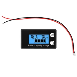 Pcbfun 6133A โวลต์มิเตอร์ดิจิทัล มิเตอร์ 6133A LCD DC8-100V แบตเตอรี่