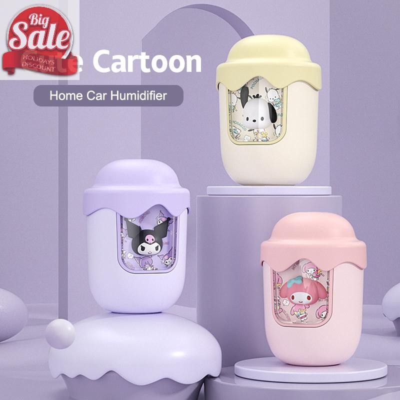 Af น่ารัก Kuromi Mini Air Humidifier Air Freshener Melody Aroma Diffuser Mist Maker สําหรับรถบ้านสํา