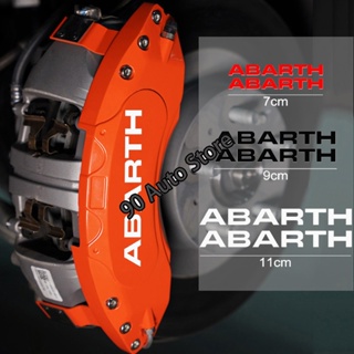 สติกเกอร์ฟิล์ม ลายตราสัญลักษณ์ สําหรับตกแต่งรถยนต์ Abarth 695 124Spider Fiat500 Fiat131 6 ชิ้น