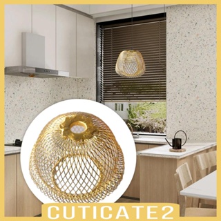 [Cuticate2] ฝาครอบโคมไฟลวดเหล็ก สไตล์เรโทร สําหรับตกแต่งเพดาน ห้องนั่งเล่น ห้องนอน ร้านกาแฟ ฟาร์มเฮาส์