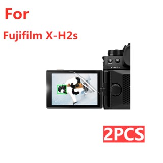 ฟิล์มกระจกนิรภัยกันรอยหน้าจอกล้อง HD สําหรับ Fujifilm X-H2S 2 ชิ้น