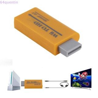 Quentin WII ตัวแปลงสัญญาณเสียง เป็น HDMI WII เป็น HDMI WII2HDMI 720p 1080p 3.5 มม. สําหรับทีวี เกมคอนโซล DVI Monitor