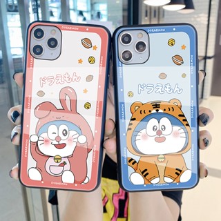 เคสโทรศัพท์ Samsung S10 Lite S8 S9 Plus S20 FE S10E อัลตร้าน่ารัก การ์ตูนเด็ก ลายโดราเอมอน เคสป้องกันกระจกแข็ง