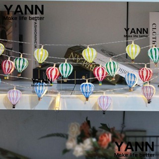 Yann1 สายไฟหิ่งห้อย LED 10 ดวง รูปลูกโป่ง หลากสีสัน ชาร์จ USB สําหรับตกแต่งคริสต์มาส