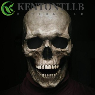 Kentontllb หน้ากากหัวกะโหลก ขยับได้ สําหรับปาร์ตี้ฮาโลวีน