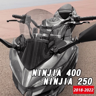 อุปกรณ์เสริมรถจักรยานยนต์ Ninja 400 กระจกกันลม สําหรับ Kawasaki Ninja 400 250 2018-2023 2020 2021 2022