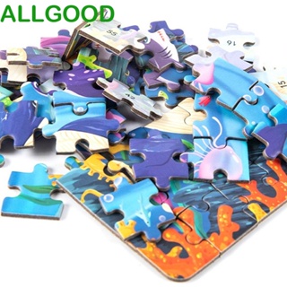 Allgoods จิ๊กซอว์กระดาษ รูปไดโนเสาร์ 3D ของเล่นเสริมการเรียนรู้ สําหรับแม่ และเด็ก 60 ชิ้น ต่อกล่อง