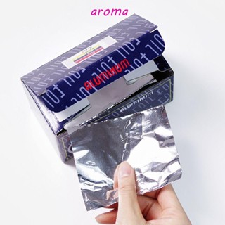 Aroma ฟอยล์ดีบุก 1 ม้วน หนา แช่ออก เจล อุปกรณ์ทําเล็บ อุปกรณ์ร้านเสริมสวย ยูวีเจล น้ํายาล้างเล็บ ห่อ