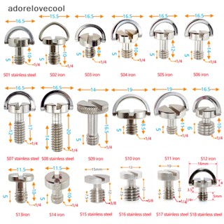 Adth อะแดปเตอร์สกรู 1/4 นิ้ว D-Ring สําหรับกล้องวิดีโอ