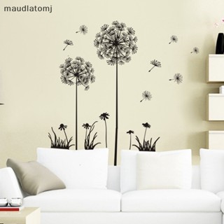 Maud สติกเกอร์ไวนิล ลายดอกแดนดิไลออน แกะออกได้ สําหรับติดตกแต่งผนังบ้าน DIY EN