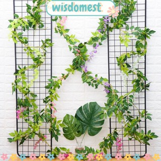 WISDOMEST ดอกไม้ประดิษฐ์ เถาไอวี่ปลอม 7 ฟุต สําหรับแขวนตกแต่งบ้าน งานแต่งงาน DIY