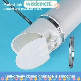 Wisdomest ฝาครอบท่อระบายน้ํา ป้องกันแมลง อเนกประสงค์ 50-160 มม. สีขาว สําหรับห้องน้ํา ระเบียง กลางแจ้ง