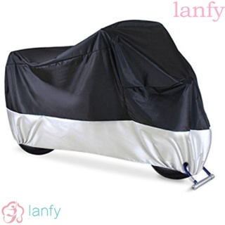 Lanfy ผ้าคลุมรถมอเตอร์ไซด์ กันฝน ป้องกันรังสียูวี กันฝุ่น แบบสากล สําหรับตกแต่งภายนอก รถมอเตอร์ไซค์