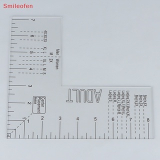 [Smileofen] ใหม่ ไม้บรรทัดอะคริลิค รูปโลโก้หน้าอกซ้าย สําหรับผู้ใหญ่