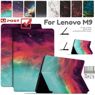 เคสหนังฝาพับ ลายการ์ตูนน่ารัก สําหรับ Lenovo Tab M9 (TB310XU TB310FU) 9 นิ้ว