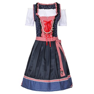 [0709]SZMRP- M-XL German Bavarian Skirt Beer Festival Adult Female Festival National Dance Uniform Costumes  masqueradeCostume  Fancy dress  Stage play  Role-playing  Drama   AYLW
