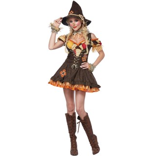 [0709]SZMRP- M-XL Clown Witch Costume Wizard Wizard of Oz Scarecrow Drama Stage Costume Fancy dress  Stage play  Costumes  Halloween  Role-playing Costume  Drama   OHLW