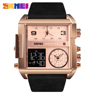 Skmei 3 Time Men Sports Watch Top Luxury Brand Military นาฬิกาข้อมือดิจิตอล สําหรับผู้ชาย 1391