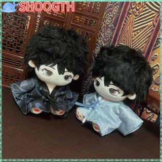 Shoogth ชุดเสื้อผ้าตุ๊กตา ผ้าฝ้าย สไตล์จีนโบราณ 20 ซม. DIY สําหรับเด็กผู้หญิง