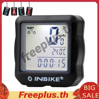 Inbike เครื่องวัดความเร็ว GPS แบบมีสาย เรืองแสง สําหรับจักรยานเสือภูเขา [freeplus.th]