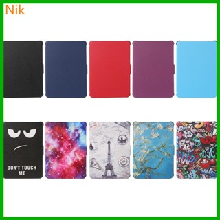 Ebook สําหรับ Smart Cover สําหรับ Kobo Clara เคสหนัง TPU บางเฉียบ หลากสี