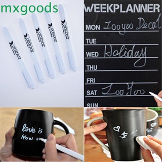 Mxgoods ปากกาชอล์กเหลว ลบได้ ถอดออกได้ สําหรับนักเรียน แก้ว เครื่องเขียน แก้ว หน้าต่าง ตกแต่งสํานักงาน