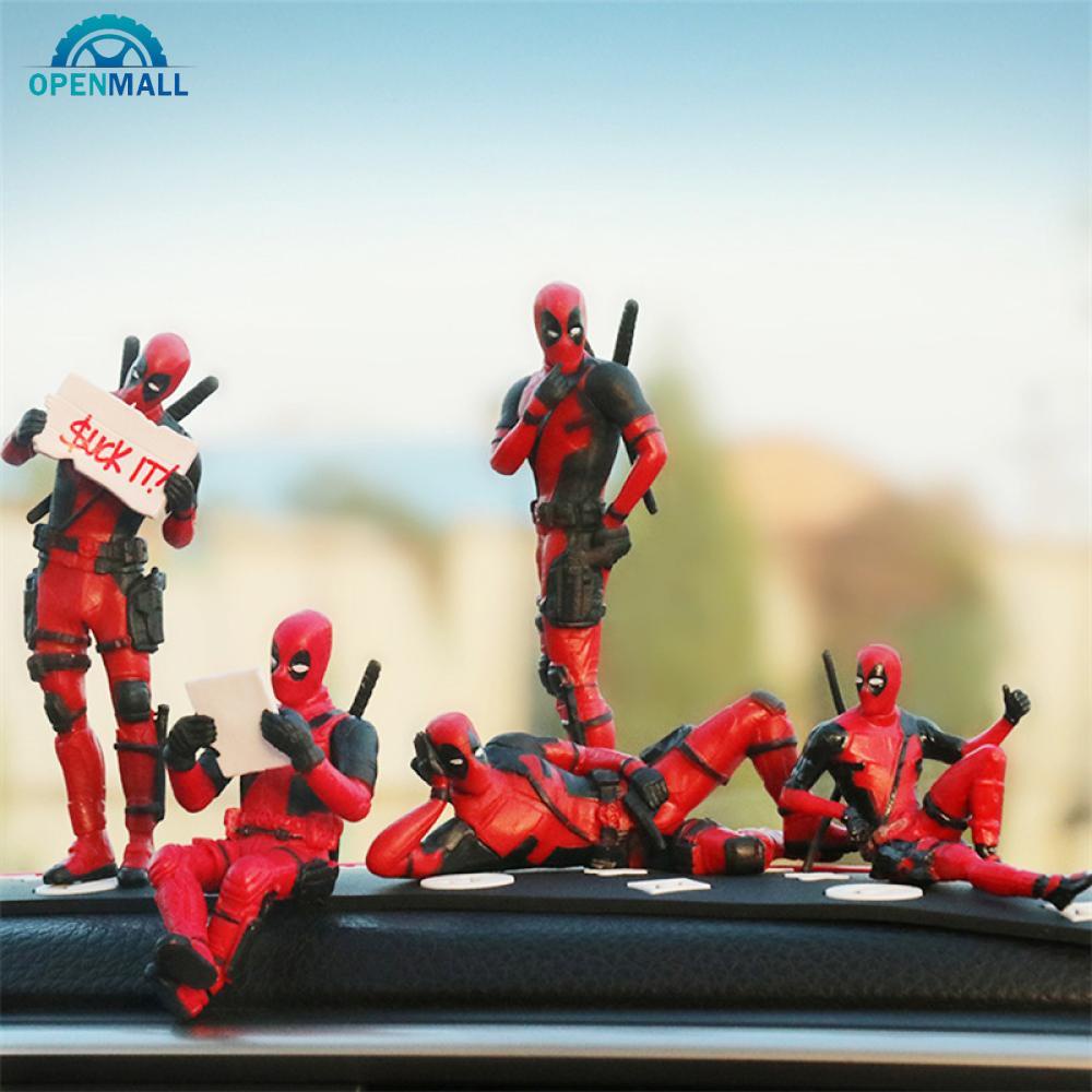 Openmall โมเดลฟิกเกอร์ PVC อนิเมะ Deadpool สุดเท่ ของเล่น สําหรับตกแต่งบ้าน ภายในรถยนต์ B8T7