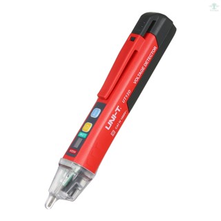 UNI-T Portable Non-contact AC Voltage Tester Pen Shaped V～Alert Detector with Sound and Light Alarm and LED Flashlight