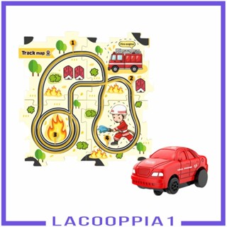 [Lacooppia1] ชุดของเล่นจิ๊กซอว์ตัวต่อรถไฟ สําหรับเด็กอายุ 3 ปีขึ้นไป