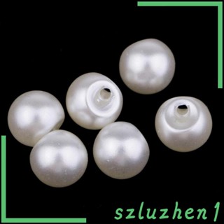 [Szluzhen1] กระดุมไข่มุก พลอยเทียม 18x18 มม. 5 ชิ้น สําหรับเย็บผ้า