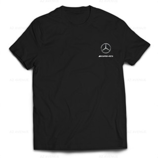 เสื้อยืดคอกลม แขนสั้น ผ้าฝ้าย 100% พิมพ์ลาย Mercedes-Benz Benz พลัสไซซ์ สําหรับผู้ชาย