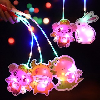 (PO) โคมไฟ LED พลาสติก ลายการ์ตูน 3 ความเร็ว สําหรับตกแต่งเทศกาลปีใหม่ DIY