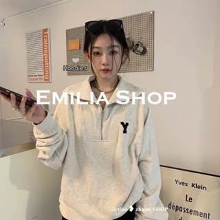 EMILIA SHOP  เสื้อกันหนาว เสื้อแขนยาว เสื้อฮู้ด สบายๆ Korean INS สบาย High quality ทันสมัย สไตล์เกาหลี WWY2390HZK 36Z230909