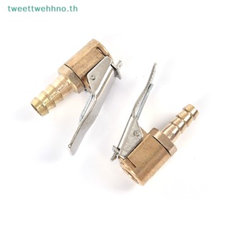 Tweettwehhno อะแดปเตอร์วาล์วยางรถยนต์ ทองเหลือง