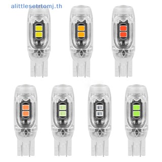 Alittlese หลอดไฟ LED T10 2835 3030 5smd ไฮไลท์ 5W5 ขนาดเล็ก ไม่ขั้วต่อ สําหรับติดป้ายทะเบียนรถยนต์ TH