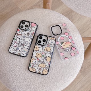 【Sickyaki Yakidori】casetify เคสป้องกันโทรศัพท์มือถืออะคริลิค ลายตัวอักษร ด้านข้าง สําหรับ iPhone 14 Pro MAX 14 Plus 11 12 13 Pro MAX