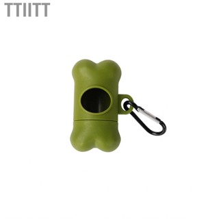 Ttiitt Dog Poop Waste Bag Dispenser Plastic Leakproof Pet with Back Hook