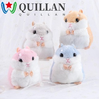 Quillan พวงกุญแจตุ๊กตาการ์ตูนสัตว์ หนูแฮมสเตอร์ 10 ซม.