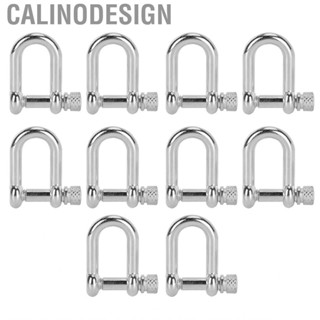 Calinodesign D Shackle Lock Zinc Alloy U Shape Firm For Outdoor Camping Outdoors