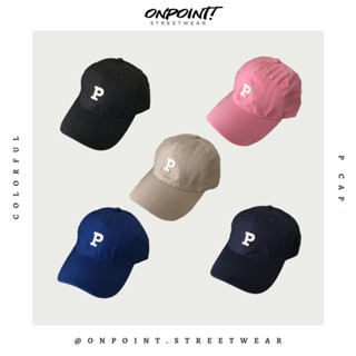 P cap - หมวกเบสบอล ปักลาย ของแท้ สําหรับผู้ชาย และผู้ใหญ่