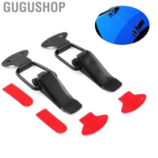 Gugushop 2 Set Car Bumper Security Hook Lock Clips Universal Auto  Hasp Quick Release for Automobile Repacking