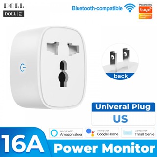 ⭐NEW ⭐Tuya WIFI smart socket universal gauge 16A plug can be switched timing