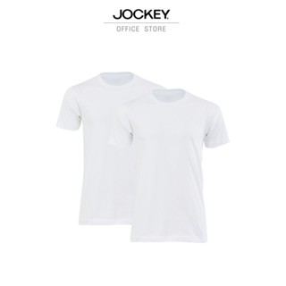 JOCKEY เสื้อยืดคอกลม รุ่น KU 1711CS สีขาว (PACK 2 ตัว)