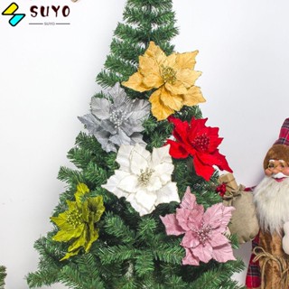 Suyo ดอกไม้ประดิษฐ์ DIY สําหรับตกแต่งบ้าน ต้นคริสต์มาส