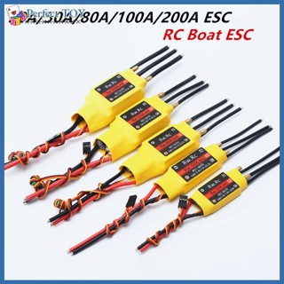 อุปกรณ์ควบคุมความเร็ว PST 2-6s 30a 50a 80a 100a 200a Esc 5v 3a 5v 5a Esc สําหรับเรือบังคับ Ubec 200a s