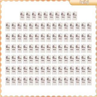 [Lslhj] ป้ายแท็กแฮนด์เมด DIY สําหรับตกแต่ง 100 ชิ้น