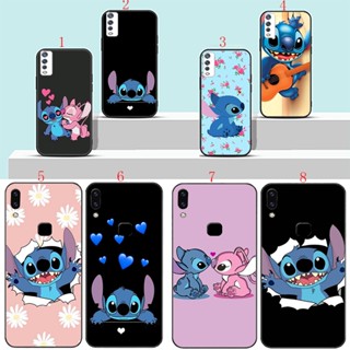 เคสโทรศัพท์มือถือนิ่ม ลายอนิเมะ Stitch สีดํา สําหรับ Vivo V15 Y15A V11 V11 Pro V9 Y85 Y89 V7 Y75 V5 Lite Y66 H2 1Stitch