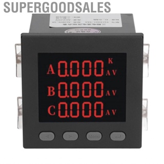 Supergoodsales Voltage Current Meter  AC220V Ammeter Voltmeter for Machine