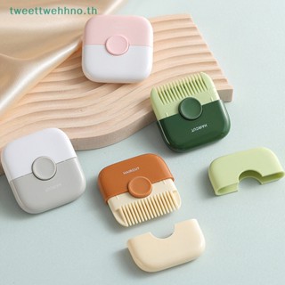 Tweettwehhno 2 in 1 หวีตัดผม แบบหนา ขนาดเล็ก สําหรับร้านทําผม